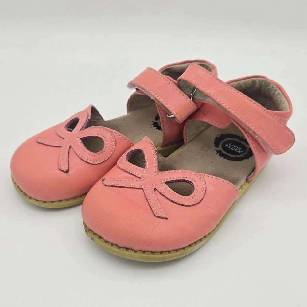 Livie & Luca Bow Mary Jane Shoes Pink Size 10